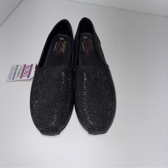 BOBS from Skechers Black Glitter Flats - Picture 3 of 6